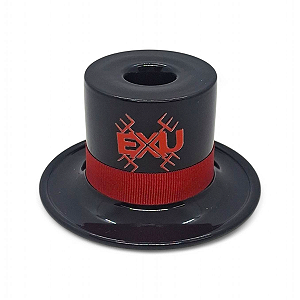 Ofertador Porta Cigarro Exu Cartola Preta de Metal 7 cm