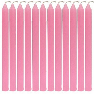 Kit 12 Velas Erê Ibeji Vela Palito Rosa Umbanda Candomblê