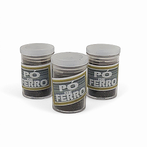 Kit 3 Pó de Ferro para Rituais Religiosos Proteção e Defesa