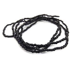 Guia De Miçanga Preto Exu Pombagira 50 cm