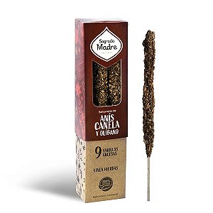 Incenso Natural Anis Canela Olíbano Sahumerio Sagrada Madre