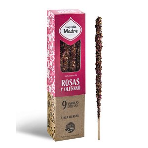 Incenso Natural Rosas e Olibano o Sahumerio Sagrada Madre