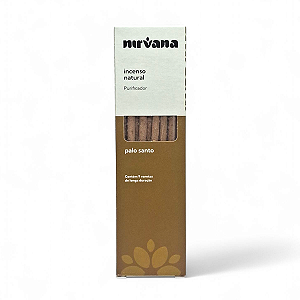 Incenso Palo Santo Nirvana Madeira Sagrada do Peru 9 varetas