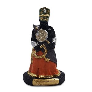 Estátua Imagem Orixá Logum Edé Senhor da Esperança 10 cm
