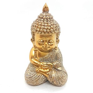 Buda Baby Bebê da Paz Baby Buda Brilhante Estatueta 8 cm