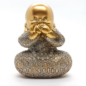 Buda Baby Bebê Mudinho Baby Buda Estatueta 9 cm Brilhante