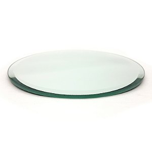 Bandeja Redonda Espelhada Decorativa Cozinha Lavabo Sala 12c