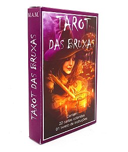 Baralho das Bruxas Clássico 22 Cartas com Manual Explicativo