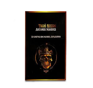 Baralho O Tarot Negro 22 Cartas Arcanos Novo Autoexplicativo