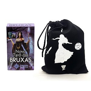 Baralho Tarô das Bruxas Mandala Esotérica Bolsa Brinde