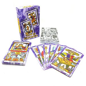 Baralho Tarô de Marselha 22 cartas Arcanos Maiores C/ Manual