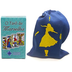 Baralho Tarô de Marselha com Manual Bolsa Cigana Brinde