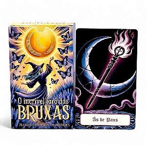 Baralho O incrivel Taro das Bruxas 78 Cartas com Manual
