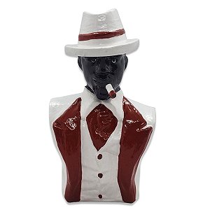 Incensário estatueta Zé Pilintra Incenso indiano Cone 16 cm