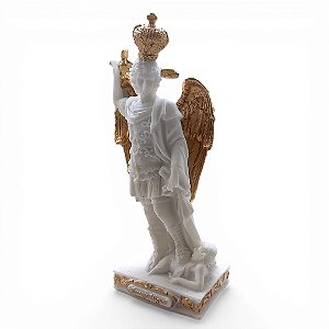Imagem Arcanjo São Miguel Batalha Celestial 12 cm Detalhado