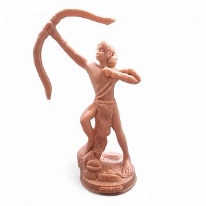 Estátua Imagem Oxossi Protetor Resina para Pintura 15 cm