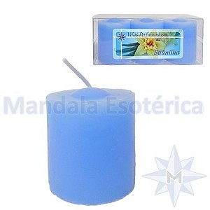 Trio Velas Perfumadas de 1 dia Aroma Baunilha