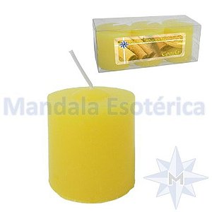 Trio Velas Perfumadas de 1 dia Aroma Canela