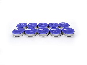 Velas Perfumadas para Rechaud Aroma Lavanda com 10 Unidades