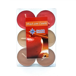 Velas Aromáticas Para Rechô Importada 6 un Maçã c/ Canela