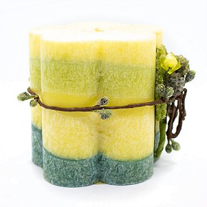 Vela Aromática Decorativa Perfumada Importada Pétalas Flores