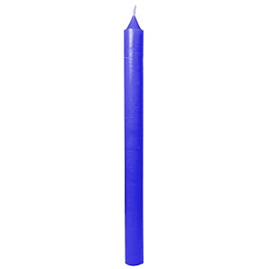 Vela Azul Ogum Prosperidade Sucesso 19cm Queima 6 Horas