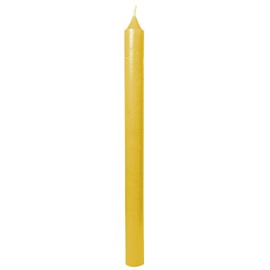 Vela Amarela Cigano Oxum Prosperidade 19cm Queima 6 Horas