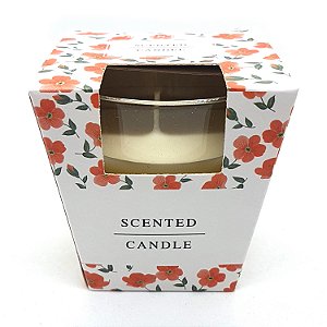 Vela Aromática Aroma Flores do Campo Vela Floral Copo Vidro
