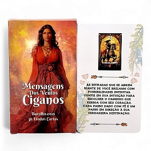 Oráculo Mensagens dos Ventos Ciganos 36 Cartas Objetivas