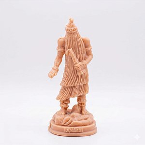 Estátua Orixá Obaluaiê Saúde e Cura 15 Cm Resina para pintar