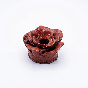 Ofertório de Resina Rosa Vermelha Porta Oferenda Umbanda 5cm