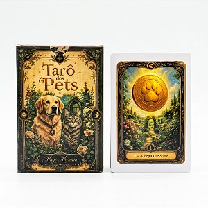 Tarô dos Pets 78 Cartas Místicas com Manual Explicativo