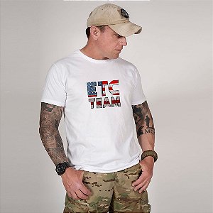 Camisa de Algodão Estonada Branca ETC Team