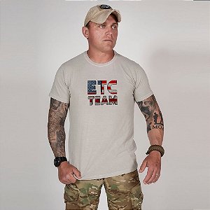 Camisa de Algodão Estonada Cinza ETC Team