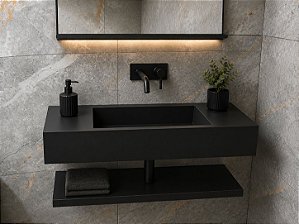 Pias sob medida em porcelanato