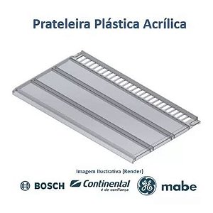 Prateleira Acrilica Refrigerador Mabe Continental 60 X 34