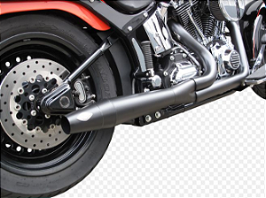 Escapamento Torbal 2X1 Harley Davidson Fat Boy 2006-2011 Thunder Bolt