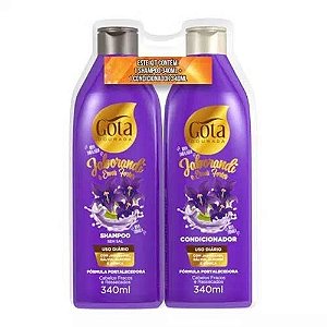 GOTA DOURADA Jaborandi e Ervas Fortes Shampoo + Condicionador 340ml