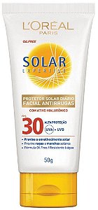 L'ORÉAL PARIS Solar Expertise Antirrugas FPS30 Protetor Solar Facial 50g