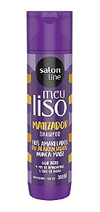 SALON LINE Meu Liso Matizador Shampoo Vegano 300ml