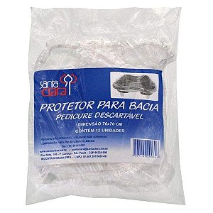 SANTA CLARA Protetor para Bacia de Pedicure Descartável 12un (061)