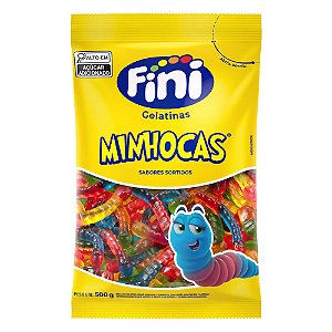 FINI Minhoca Brilho Bala Gelatinas 500g