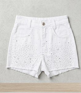 Short jeans branco