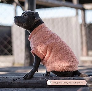 Casaco Pelúcia para Cachorros e Gatos Coral