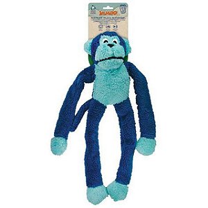 Brinquedo para Cachorros Pelúcia Macaco Azul Eco Sustentável