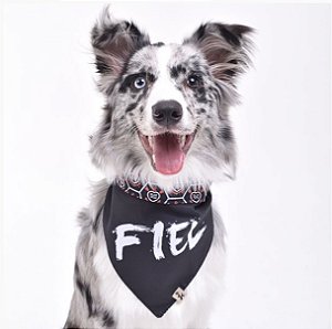 Bandana para Cachorros e Gatos Dupla Face Corinthians Fiel