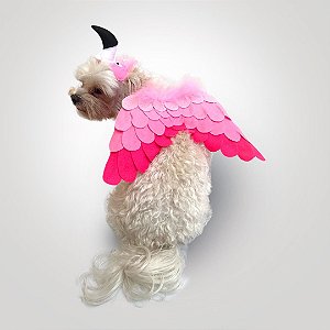 Fantasia para Cachorros Flamingo Rosa