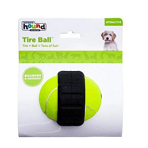 Brinquedo para Cachorros Bola de Tênis com Textura de Pneu e Super Salto