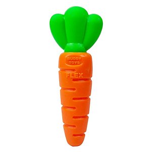 Brinquedo para Cachorros Cenourão Flex Buddy Toys