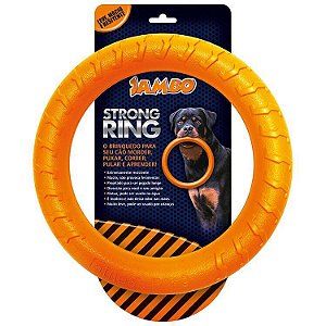 Brinquedo para Cachorro Anel Strong Ring Laranja